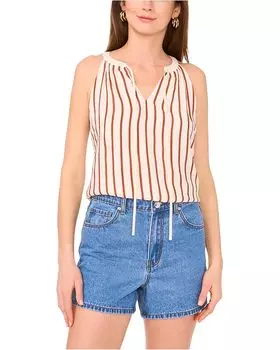 Блуза Vince Camuto Halter With Neck Tie Blouse, цвет Chilli