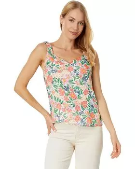 Блуза Vince Camuto Rouched V-Neck Tank, цвет Birch