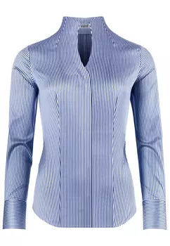 Блуза Vincenzo Boretti leicht tailliert, белый