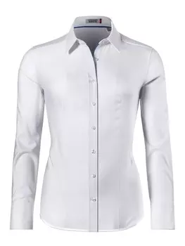 Блуза Vincenzo Boretti leicht tailliert, белый