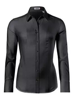 Блуза Vincenzo Boretti leicht tailliert, черный