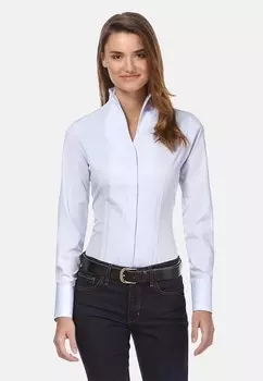 Блуза Vincenzo Boretti leicht tailliert, цвет eisblau