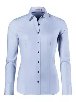 Блуза Vincenzo Boretti leicht tailliert, цвет eisblau