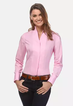 Блуза Vincenzo Boretti leicht tailliert, розовый