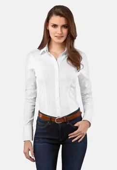 Блуза Vincenzo Boretti tailliert, белый