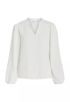 Блуза VIRELLA V-NECK VILA, кремовый