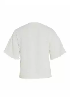 Блуза VISILUA VNECK VILA, кремовый