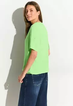 Блуза VISKOSE BLUSE Cecil, неоновый зеленый