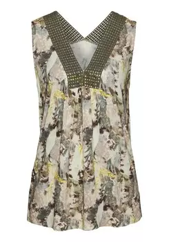 Блуза Vivance, цвет Fir/Pastel Green