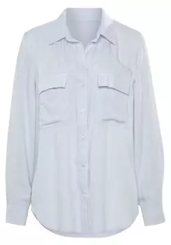 Блуза Vivance Hemd, светло-синий