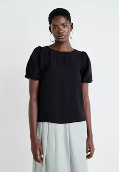 Блуза VMALVA BALLON SLEEVE Vero Moda, черный