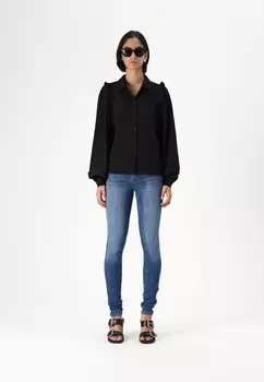 Блуза VMANI FRILL Vero Moda Tall, черный