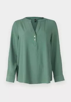 Блуза VMANI Vero Moda Petite, темно-зеленый