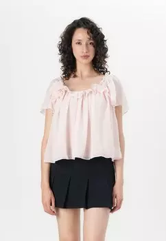 Блуза VMCILLE FLOWER Vero Moda, светло-розовый