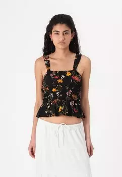 Блуза VMEASY GATHERING SINGLET Vero Moda, черный