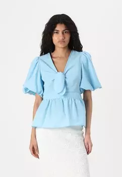 Блуза VMESRA BUBBLE HEM Vero Moda, синий