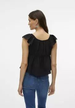 Блуза VMGRY Vero Moda, черный