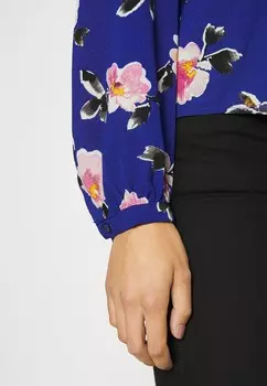Блуза VMHYMS SAGA V NECK Vero Moda, темно-синий