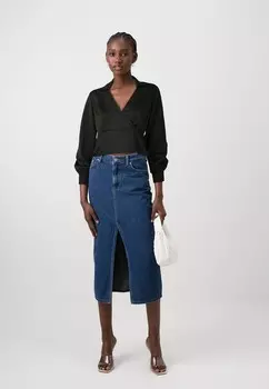 Блуза VMLOUISA WRAP Aware, черный