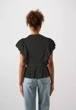 Блуза VMMILLANA FRILL Vero Moda, черный
