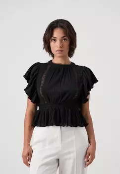 Блуза VMMILLANA FRILL Vero Moda, черный
