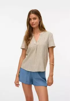 Блуза VMMYMILO Vero Moda, слоновая кость