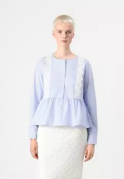 Блуза VMNIYAN LACE DETAIL Vero Moda, синий