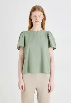 Блуза VMPRETTY SS WVN GA NOOS Vero Moda, зеленый