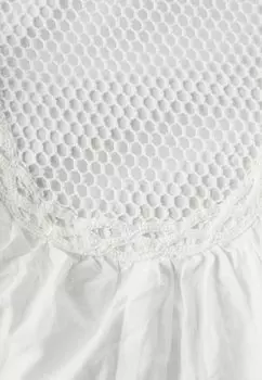 Блуза Vmrikke Frill Vero Moda, ярко-белая