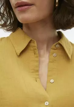 Блуза VMRIKKE Vero Moda, горчично-желтый