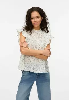Блуза VMTRINE Vero Moda, белый