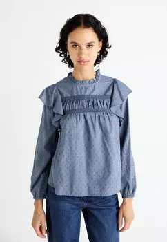 Блуза VMTRINE Vero Moda, синий