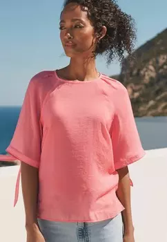 Блуза VOLUME CREW NECK Next, розовый