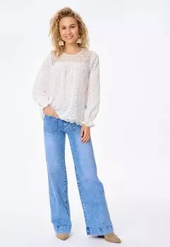 Блуза VONNI blue shadow, белый