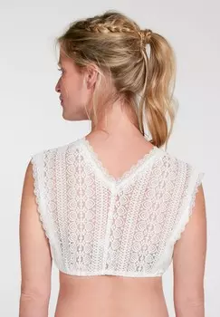 Блуза WALHALLA MIT SPITZENMUSTER Spieth & Wensky, белый