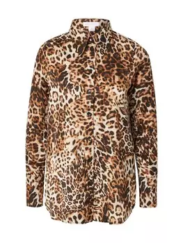 Блуза Warehouse, цвет Brown/Auburn