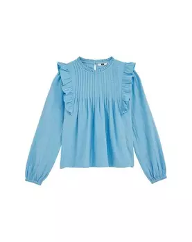 Блуза WE Fashion Blouse, небесно-голубой