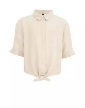 Блуза WE Fashion Blouse, светло-бежевый