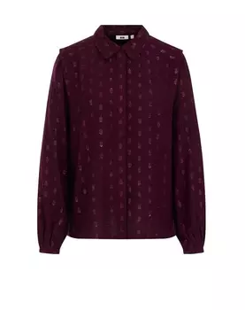 Блуза WE Fashion Blouse, темно-фиолетовый