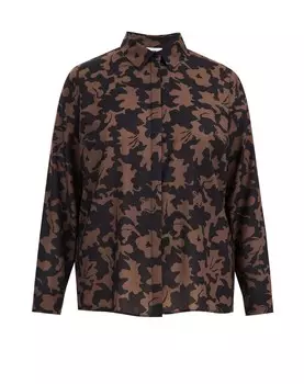 Блуза WE Fashion Blouse, темно-коричневый