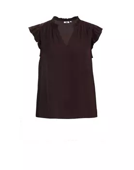 Блуза WE Fashion Blouse, темно-коричневый