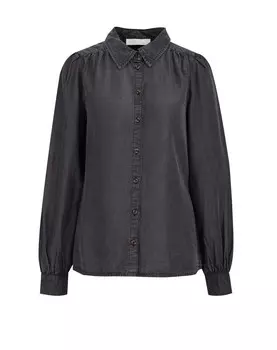 Блуза WE Fashion Blouse, темно-серый