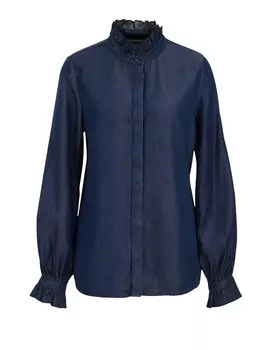 Блуза WE Fashion Blouse, темно-синий