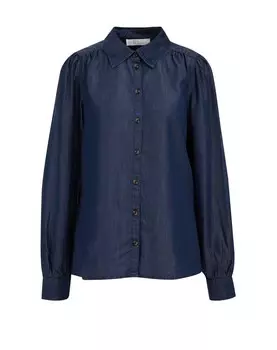 Блуза WE Fashion Blouse, темно-синий