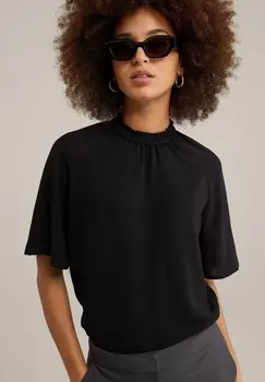 Блуза WE Fashion, черный
