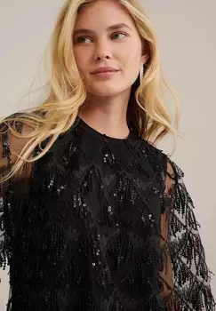 Блуза WE Fashion, черный