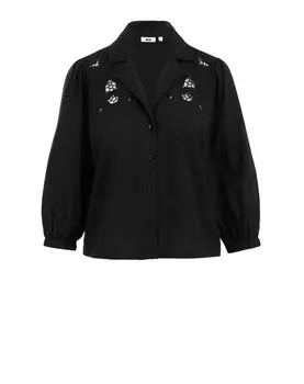 Блуза WE Fashion, черный