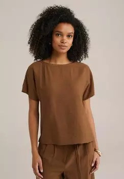 Блуза WE Fashion, цвет Rust Brown