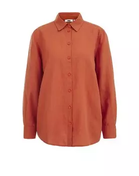 Блуза We Fashion, коричневый