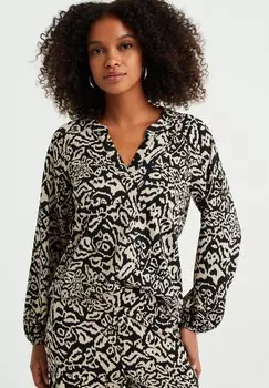 Блуза WE Fashion, кремовый